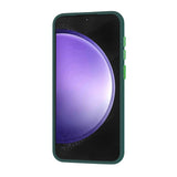 Husa pentru Samsung Galaxy S23 FE, Techsuit HaloFrost Series, verde inchis