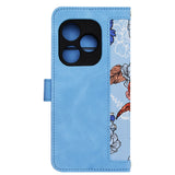 Husa pentru Realme GT 6, Techsuit FlipCraft, bleu