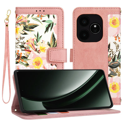 Husa pentru Realme GT 6, Techsuit FlipCraft, roz