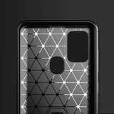 Husa pentru Samsung Galaxy A21s, Techsuit Carbon Silicone, albastru
