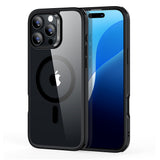 Husa pentru iPhone 16 Pro Max, ESR Classic Hybrid HaloLock, negru/transparenta