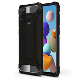 Husa pentru Samsung Galaxy A21s, Techsuit Hybrid Armor, negru