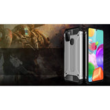 Husa pentru Samsung Galaxy A21s, Techsuit Hybrid Armor, negru