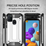 Husa pentru Samsung Galaxy A21s, Techsuit Hybrid Armor, negru