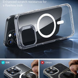 Husa pentru iPhone 16 Pro Max, ESR Classic Hybrid HaloLock, transparenta