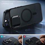 Husa pentru iPhone 16 Pro Max, ESR Classic Hybrid HaloLock, negru frost