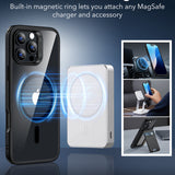 Husa pentru iPhone 16 Pro Max, ESR Classic Hybrid HaloLock, negru/transparenta