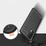Husa pentru Huawei P40 Pro, Techsuit Carbon Silicone, negru