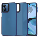 Husa pentru Motorola Moto G14, Techsuit HaloFrost Series, bleumarin