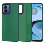 Husa pentru Motorola Moto G14, Techsuit HaloFrost Series, verde inchis