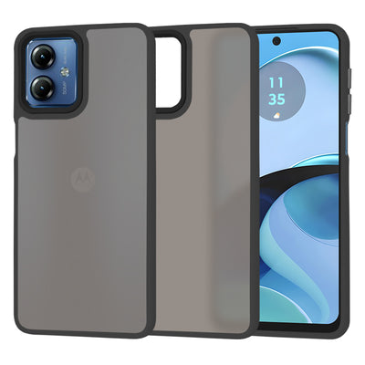Husa pentru Motorola Moto G14, Techsuit HaloFrost Series, negru
