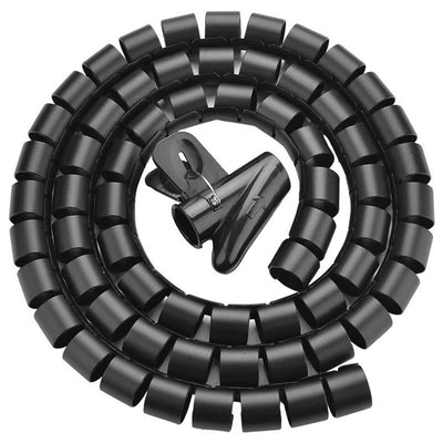 UGREEN Organizator cabluri LP121 (30818), Protection Tube DIA, 25mm Wide, 1.5m Length, Negru