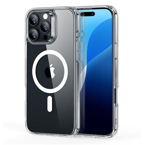 Husa pentru iPhone 16 Pro, ESR Classic Hybrid HaloLock, transparenta