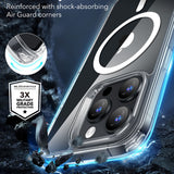 Husa pentru iPhone 16 Pro, ESR Classic Hybrid HaloLock, transparenta