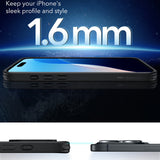 Husa pentru iPhone 16 Pro, ESR Classic Hybrid HaloLock, negru frost