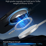 Husa pentru iPhone 16 Pro, ESR Classic Hybrid HaloLock, negru frost