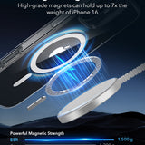 Husa pentru iPhone 16, ESR Classic Hybrid HaloLock, transparenta
