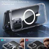 Husa pentru iPhone 16, ESR Classic Hybrid HaloLock, transparenta