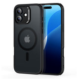 Husa pentru iPhone 16, ESR Classic Hybrid HaloLock, negru frost