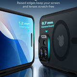 Husa pentru iPhone 16, ESR Classic Hybrid HaloLock, negru frost