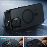 Husa pentru iPhone 16, ESR Classic Hybrid HaloLock, negru frost
