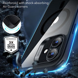 Husa pentru iPhone 16, ESR Classic Hybrid HaloLock, negru/transparenta