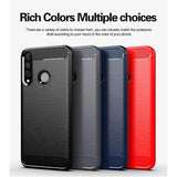 Husa pentru Huawei Y6p, Techsuit Carbon Silicone, negru