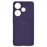 Husa pentru Xiaomi POCO F6, Techsuit Carbonite FiberShell, cyan