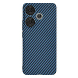 Husa pentru Xiaomi POCO F6, Techsuit Carbonite FiberShell, cyan