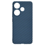 Husa pentru Xiaomi POCO F6, Techsuit Carbonite FiberShell, cyan