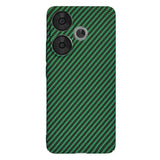 Husa pentru Xiaomi POCO F6, Techsuit Carbonite FiberShell, cyan