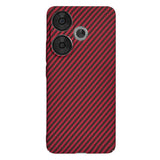 Husa pentru Xiaomi POCO F6, Techsuit Carbonite FiberShell, cyan