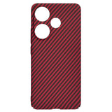 Husa pentru Xiaomi POCO F6, Techsuit Carbonite FiberShell, cyan