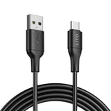 Cablu Lito de date (LD06T), USB to Type-C, 2.4A, PVC, 1m, alb