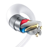 Cablu Lito de date (LD06T), USB to Type-C, 2.4A, PVC, 1m, alb