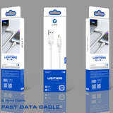 Cablu Lito de date (LD06L), USB to Lightning, 2.4A, PVC, 1m, alb
