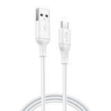 Cablu Lito de date (LD06T), USB to Type-C, 2.4A, PVC, 1m, alb