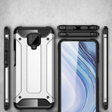 Husa pentru Xiaomi Redmi Note 9 Pro, Techsuit Hybrid Armor, negru