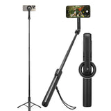 Selfie stick Spigen S580W (AMP07659), MagSafe Compatible, cu Tripod, Stable, Bluetooth, pentru iOS si Android, negru
