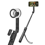 Selfie stick Spigen S580W (AMP07659), MagSafe Compatible, cu Tripod, Stable, Bluetooth, pentru iOS si Android, negru