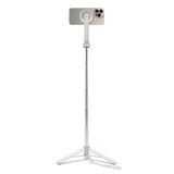 Selfie stick Spigen S571W (AMP07657), MagSafe Compatible, cu Tripod, Stable, Bluetooth, pentru iOS si Android, bej