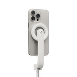Selfie stick Spigen S571W (AMP07657), MagSafe Compatible, cu Tripod, Stable, Bluetooth, pentru iOS si Android, bej