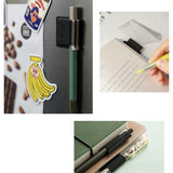 Ringke Pen Holder (2 pack), Ecological Leather, Textile, Elastic, Negru