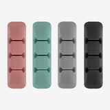 Ringke Organizator cabluri (4 pack), 4 x 3 Slots, Multicolor