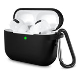 Husa casti pentru AirPods Pro 1/2, Techsuit Silicone Case Smooth Ultrathin Material, gri