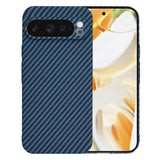 Husa pentru Google Pixel 9 Pro, Techsuit Carbonite FiberShell, cyan