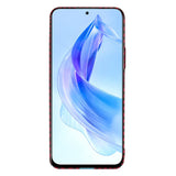 Husa pentru Honor 90 Lite, Techsuit Carbonite FiberShell, cyan
