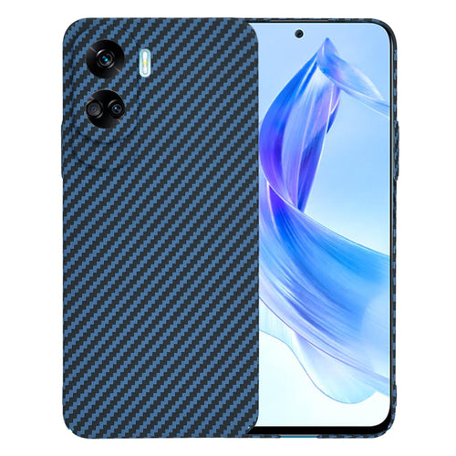 Husa pentru Honor 90 Lite, Techsuit Carbonite FiberShell, cyan