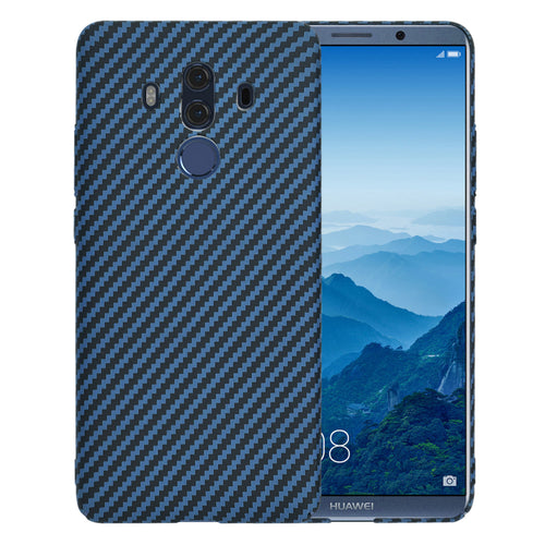 Husa pentru Huawei Mate 10 Pro, Techsuit Carbonite FiberShell, cyan