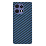 Husa pentru Motorola Edge 50 Pro, Techsuit Carbonite FiberShell, cyan